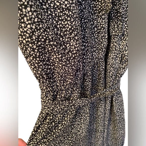 NEW LAUREN CONRAD Black & White Floral Cap Sleeve Mini Dress Plus Size Women’s - Picture 8 of 10